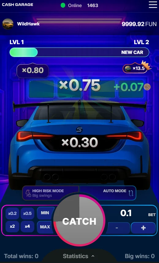 Cash Garage Demo