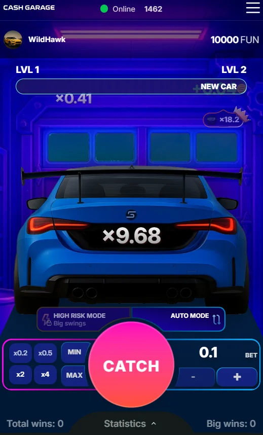Cash Garage Game Demo